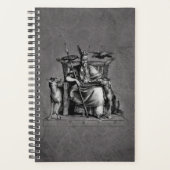 Corbeaux d'Odin sur Trône de Pierre Mythologie Vik (Devant)