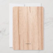 Corbeille de Fleurs Invitation (Dos)