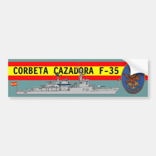 CORBETA CAZADORA F-35 BUMPERSTICKER
