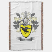 Corbett Family Crest Coat of Arms Deken (Voorkant Verticaal)