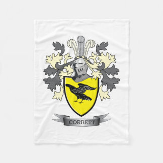 Corbett Family Crest Coat of Arms Fleece Deken