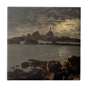 Corbiere Lighthouse II, Jersey, Engeland Tegeltje