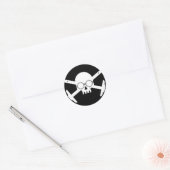Corbu ArchBones Ronde Sticker (Envelop)