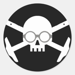 Corbu ArchBones Ronde Sticker