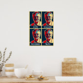 Corbyn Hope Change Progress Truth Print poster (Keuken)