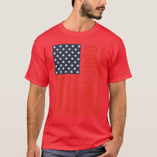 Corcoran Californië 4 juli Onafhankelijkheidsdag v T-shirt