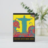 Corcovado Pop Style Briefkaart (Staand voorkant)