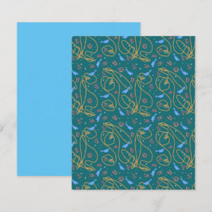 Corde lasso spur marques corail turquoise papier d