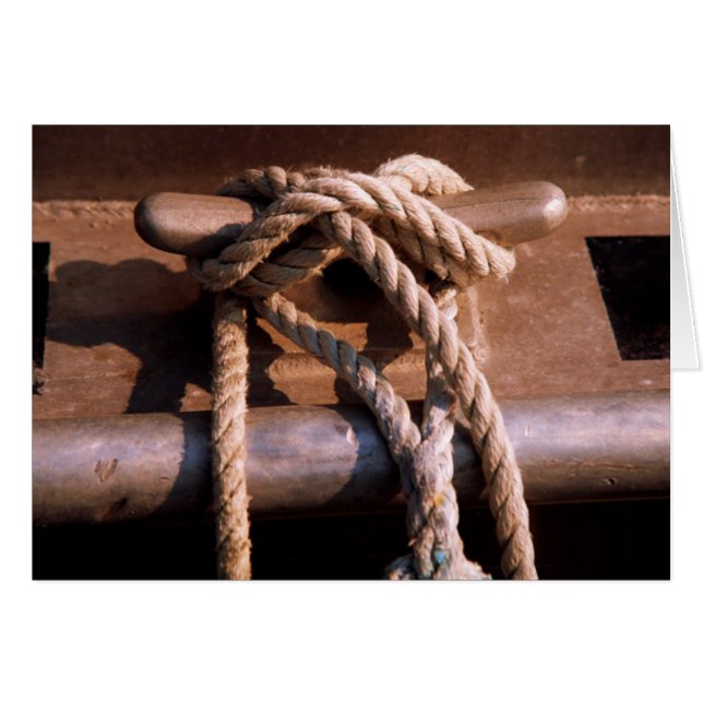 Corde Liée À Une Cravate De Bateau (Devant horizontal)