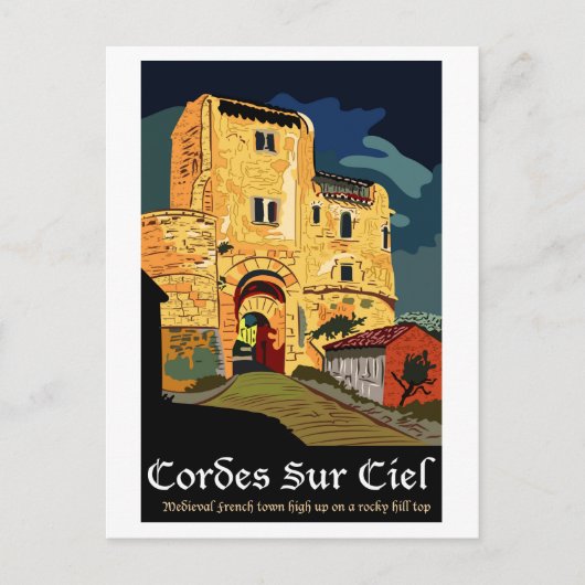 Cordes Sur Ciel Briefkaart (Voorkant)