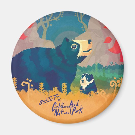 Cordillère Azul Magnet (Devant)