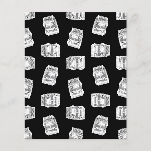 cordions Fun Music Art Design Black (Voorkant)