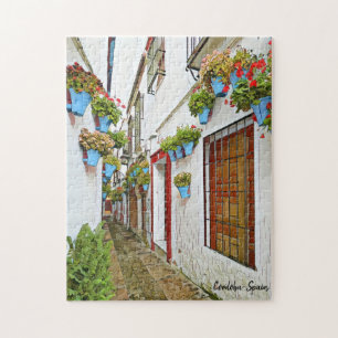 Cordoba Alleyway - het echte Spanje Legpuzzel