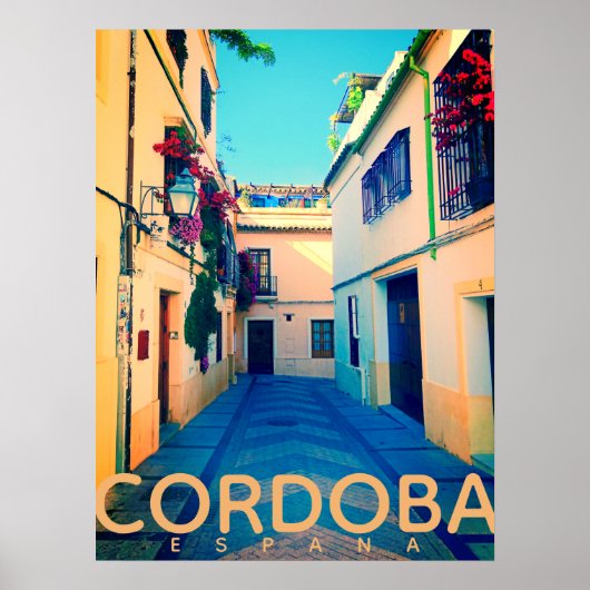  Cordoba Espana Travel Poster (Voorkant)