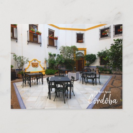 Cordoba Patio, Spanje Briefkaart (Voorkant)