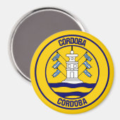 Córdoba Round Emblem Magneet (Voorkant / Achterkant)