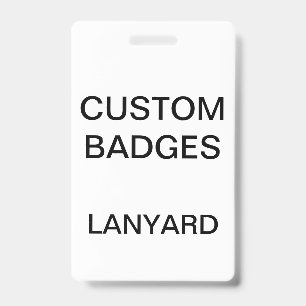 Cordons personnalisés pour BADGE PERSONNALISÉ