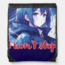 Sac design d'inspiration Anime avec Note expressiv