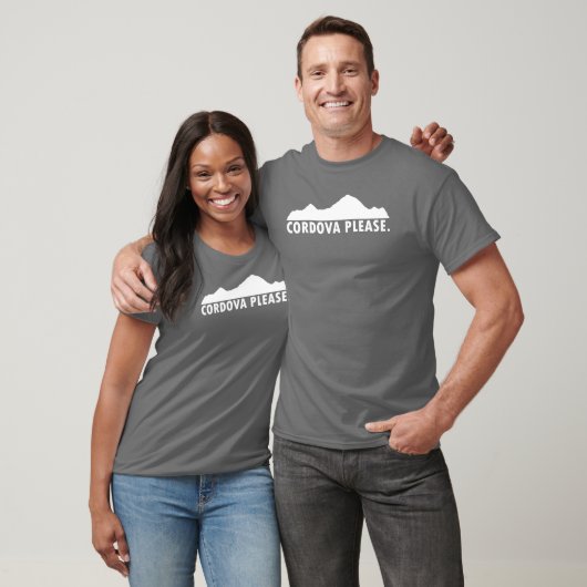 Cordova Alaska alsjeblieft T-shirt (Unisex)