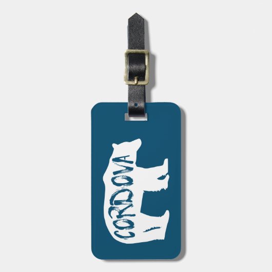 Cordova Alaska Beer Bagagelabel (Voorkant verticaal)