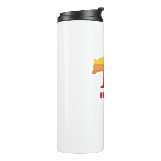 Cordova Alaska Regenboog Beer Thermosbeker (Gedraaid links)