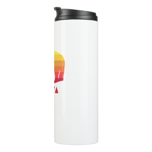 Cordova Alaska Regenboog Beer Thermosbeker (Geroteerd rechts)