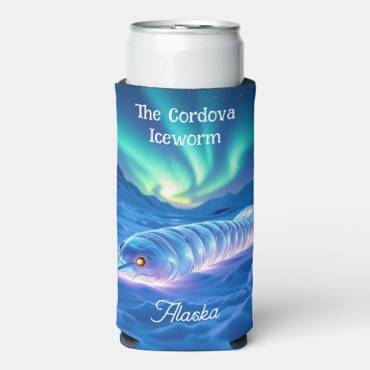 Cordova Iceworm Alaska Keepsake Souvenir (Seltzer Voorkant)