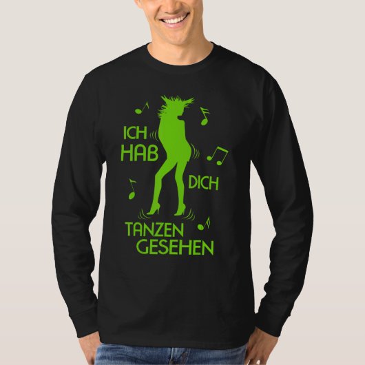 Cordula Dance Party Outfit Costume Green Carnaval T-shirt (Voorkant)