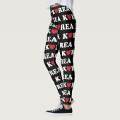 Corée Love Heart Leggings (Gauche)