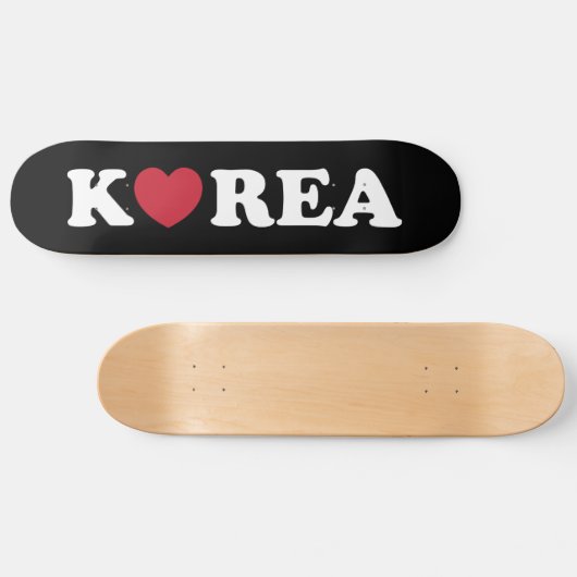 Corée Love Heart Skateboard (Horz)