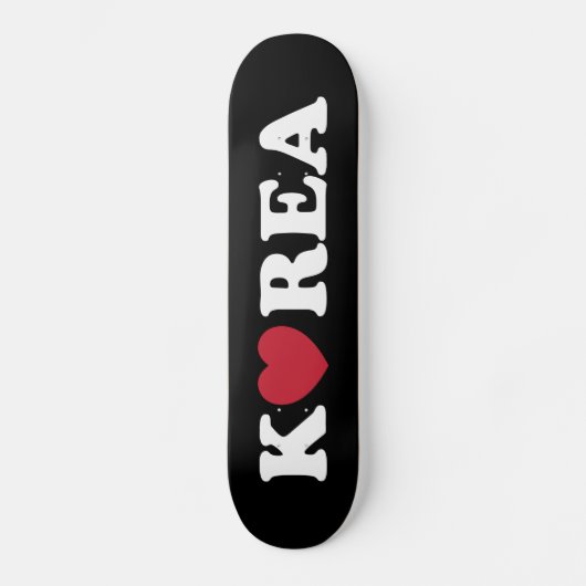 Corée Love Heart Skateboard (Recto)