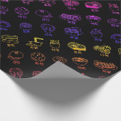 Coréen K-Pop Papier cadeau Papier alimentaire Arc- (Coin)