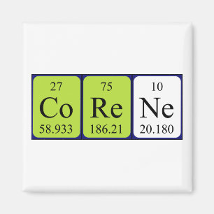Corene periodieke table name magnet magneet