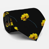 Coreopsis Flower Stropdas (Opgerold)