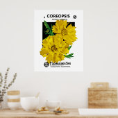 Coreopsis Poster (Keuken)