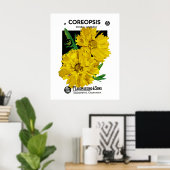 Coreopsis Poster (Thuiskantoor)