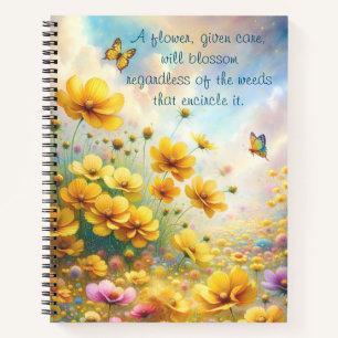 Coreopsis & Quote Notitieboek
