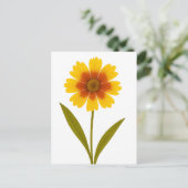 Coreopsis — vrolijkheid briefkaart (Staand voorkant)