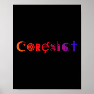 Coresistisch Shirt verzet zich tegen haatzaaiende Poster