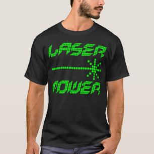 COREY TIGER 1980s RETRO LASER POWER T-shirt