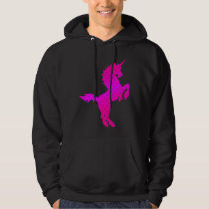Corey Tiger 1980S Retro Unicorn Stars roze Hoodie