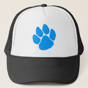 COREY TIGER 80's BLUE TIGER CLAW Trucker Pet