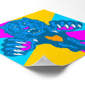 Corey Tiger 80's  Fierce Pouncing Tiger Poster (Hoek)