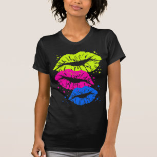 Corey Tiger 80s Lips & Stars Kisses T-shirt
