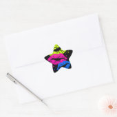 Corey Tiger 80s Lips & Stars Ster Sticker (Envelop)