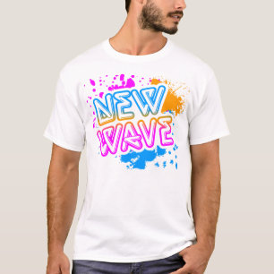 Corey Tiger 80s New Wave Neon Splatter T-shirt