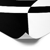 Corey Tiger 80's Op Art Poster (Hoek)