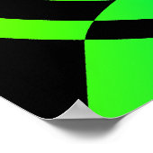 Corey Tiger 80's Op Art Poster (Hoek)