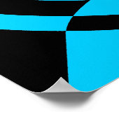 Corey Tiger 80's Op Art Poster (Hoek)