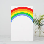 Corey Tiger 80s  regenboog Briefpapier (Staand voorkant)